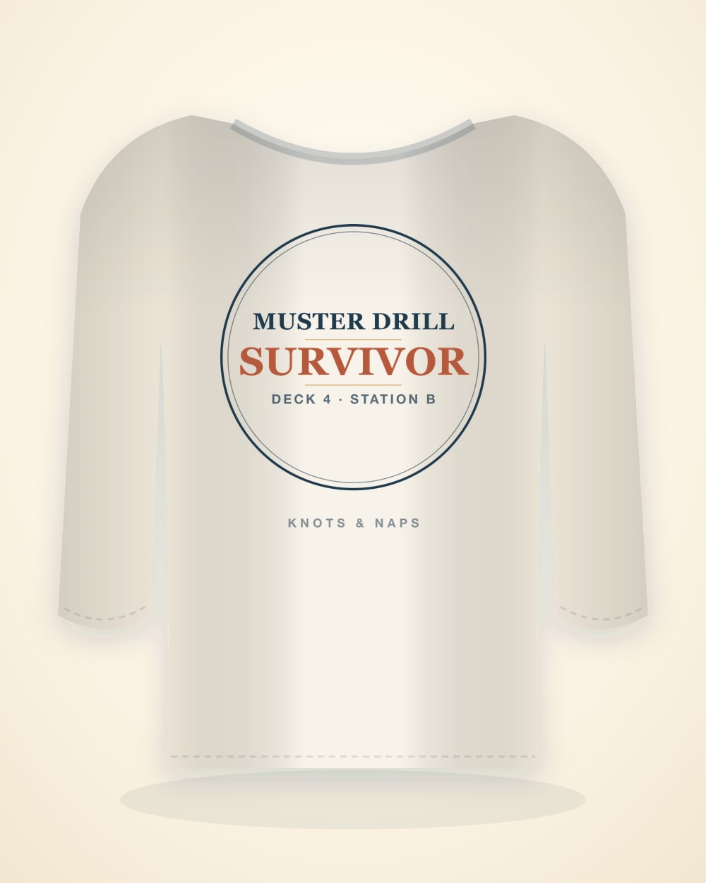 Muster Drill Survivor Long Sleeve in Natural